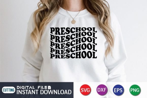 Funny Preschool Svg, School Shirt Design Review