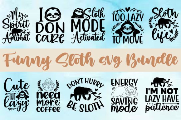 Funny Sloth Svg Bundle: A Designer's Review