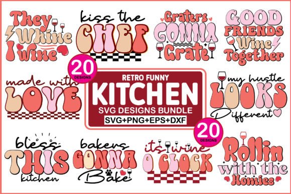 Retro Funny Kitchen Svg Design Bundle Review