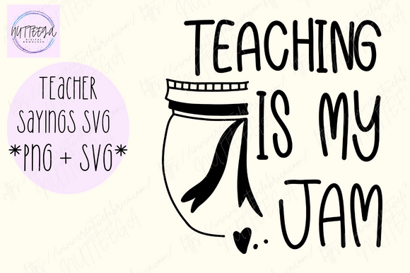 Teaching is My Jam Svg: A Designer's Review